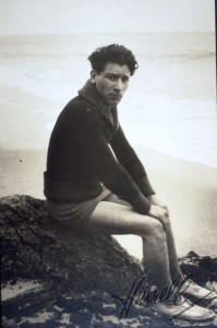 George Hurrell at the beach in 1925