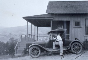 George Hurrell  at Malcolm St. Clair's Hillside Cottage in 1925