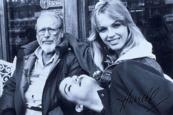 Hurrell in Paris with Vogue models